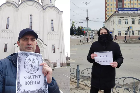 Detainees Sergei Melnikov and Mikhail Gusev / Photos provided by the detainees