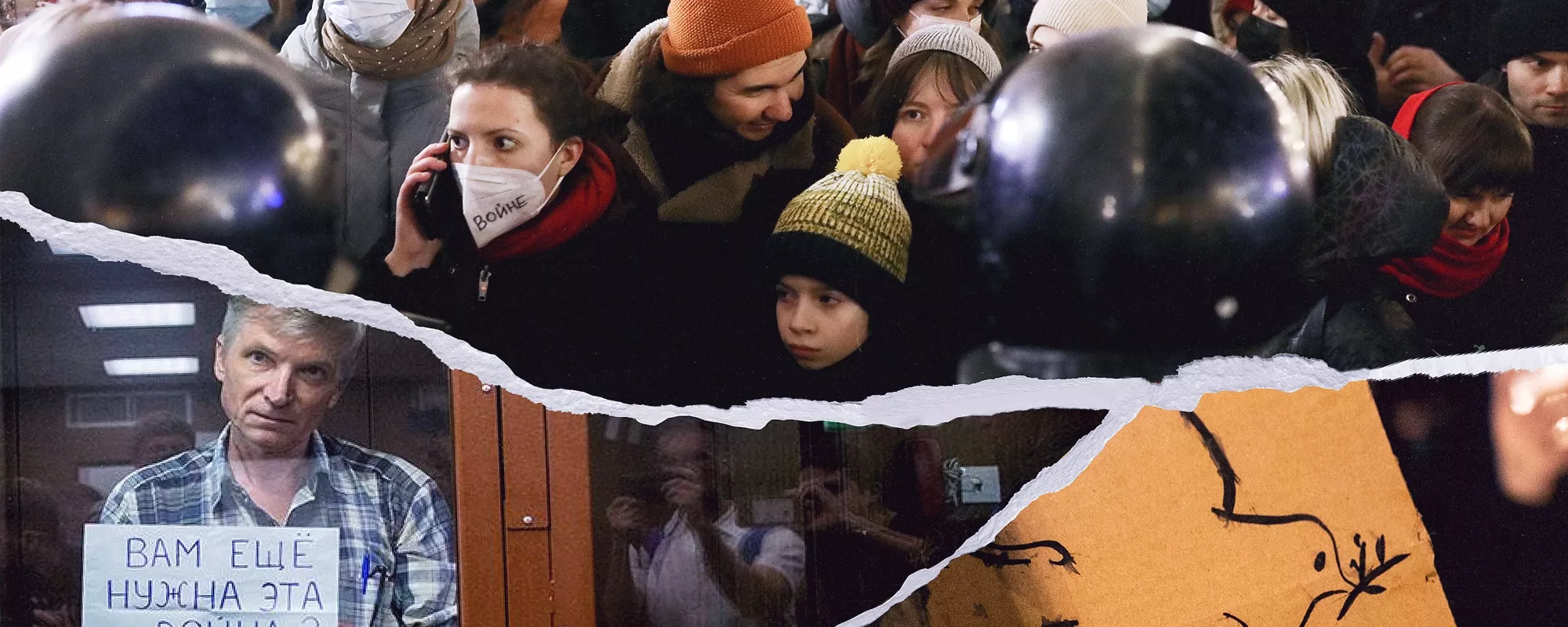Зведення антивоєнних репресій. Рік повномасштабного вторгнення Росії в Україну | ОВД-Инфо