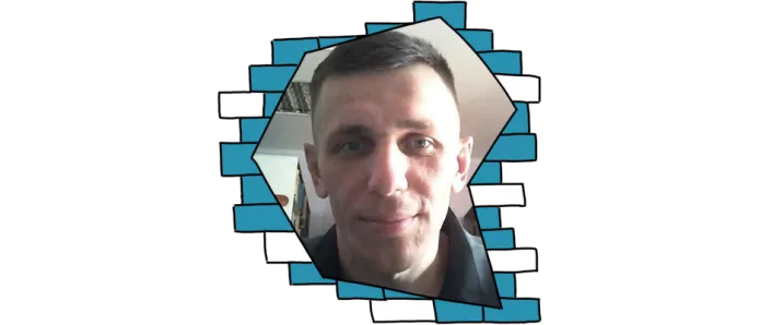 Андрей Боровиков в библиотеке ИК-7 Архангельской области / Фото предоставлено Андреем Боровиковым