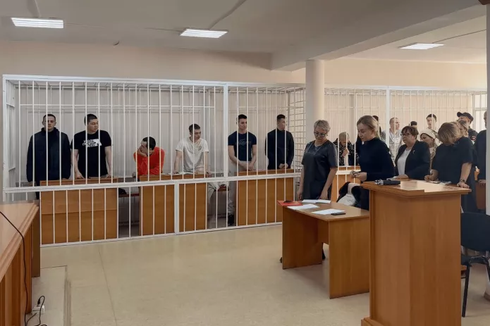 Осужденные во 2-м Восточном окружном военном суде / Фото: пресс-служба суда
